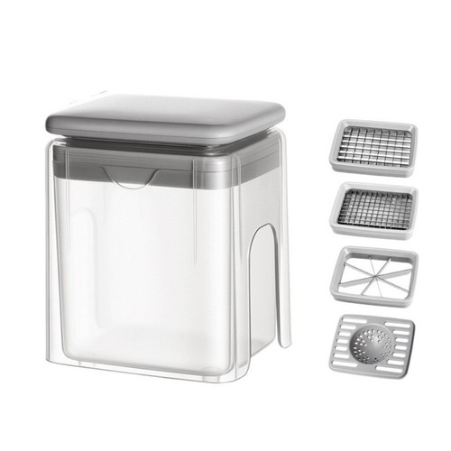 Vegetable chopper with - 4,