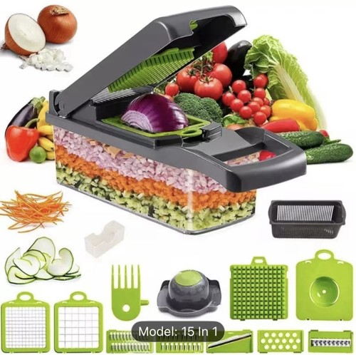 Vegetable chopper - 15-in-1,