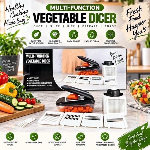 Multi function vegetable - vegetable, dicer