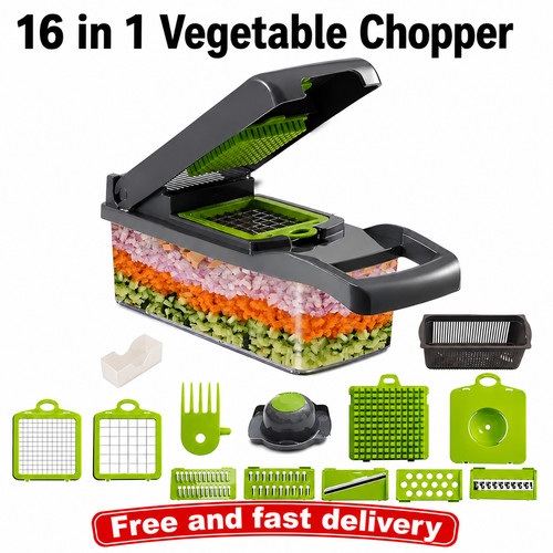 Vegetable chopper green - vegetable,