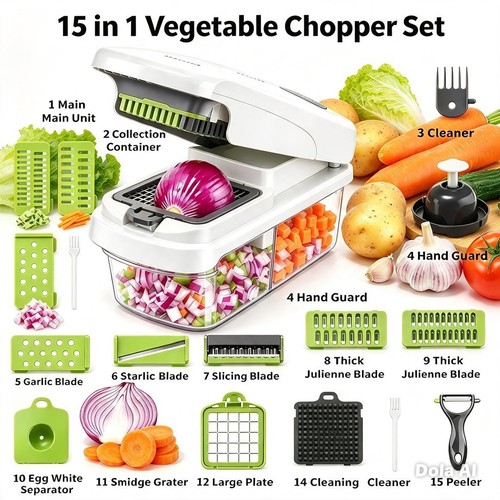 Vegetable chopper - 15,