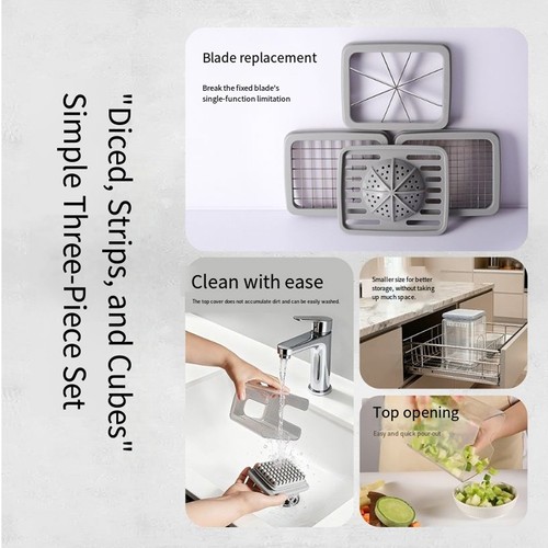 Vegetable chopper with - 1,