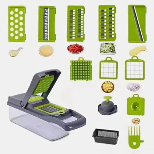 Manual push vegetable - 8-in-1,